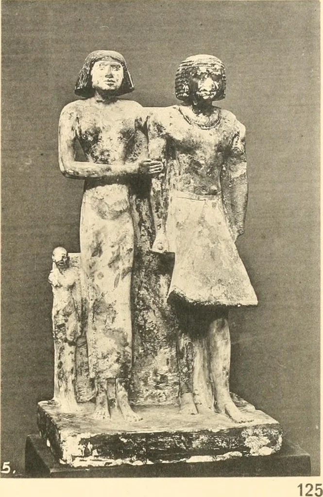 An illustration from Statuen und Statuetten von Königen und Privatleuten im Museum von Kairo, Nr. 1-1294, 1911, leaf 262