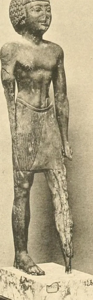 An illustration from Statuen und Statuetten von Königen und Privatleuten im Museum von Kairo, Nr. 1-1294, 1911, leaf 262