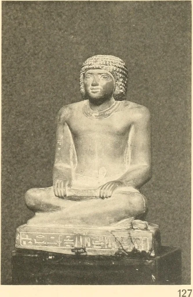 An illustration from Statuen und Statuetten von Königen und Privatleuten im Museum von Kairo, Nr. 1-1294, 1911, leaf 262