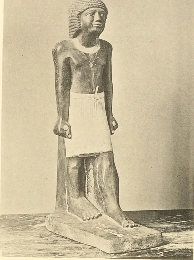 An illustration from Statuen und Statuetten von Königen und Privatleuten im Museum von Kairo, Nr. 1-1294, 1911, leaf 264
