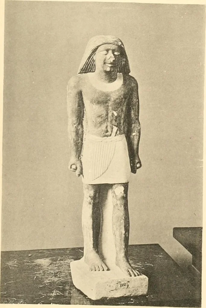 An illustration from Statuen und Statuetten von Königen und Privatleuten im Museum von Kairo, Nr. 1-1294, 1911, leaf 264