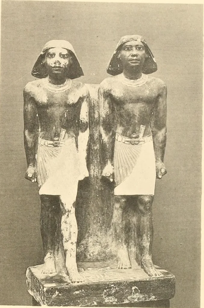 An illustration from Statuen und Statuetten von Königen und Privatleuten im Museum von Kairo, Nr. 1-1294, 1911, leaf 266
