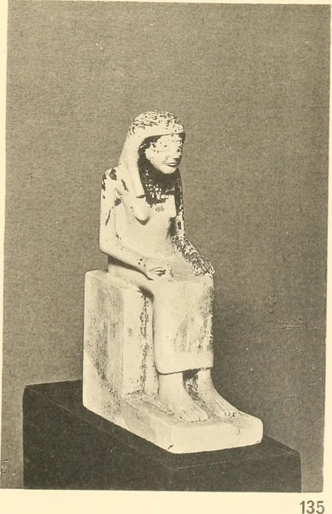An illustration from Statuen und Statuetten von Königen und Privatleuten im Museum von Kairo, Nr. 1-1294, 1911, leaf 266