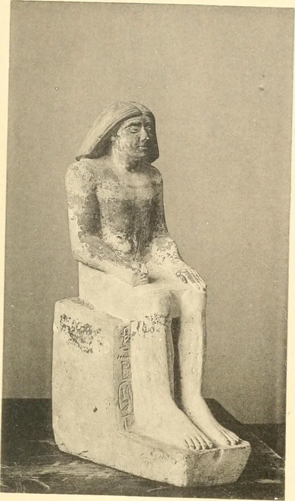 An illustration from Statuen und Statuetten von Königen und Privatleuten im Museum von Kairo, Nr. 1-1294, 1911, leaf 268