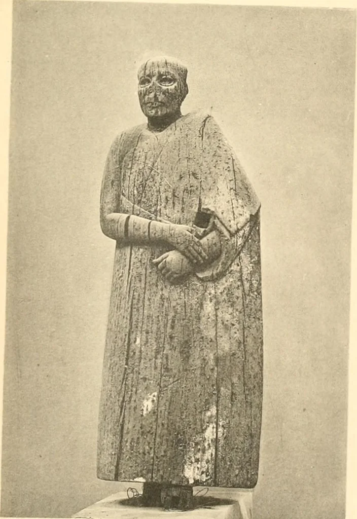 An illustration from Statuen und Statuetten von Königen und Privatleuten im Museum von Kairo, Nr. 1-1294, 1911, leaf 268