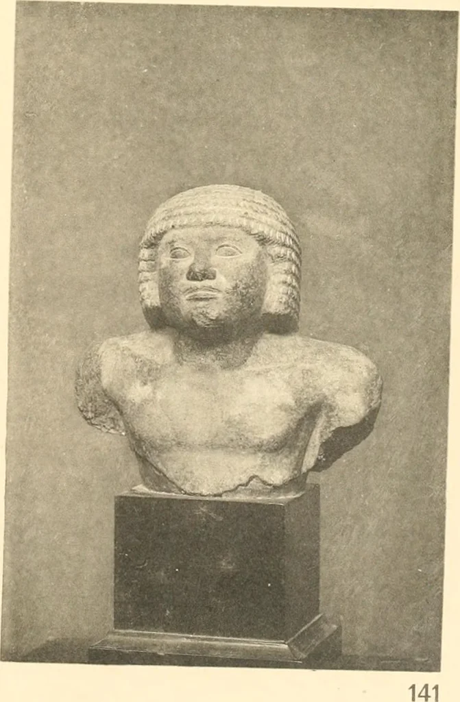 An illustration from Statuen und Statuetten von Königen und Privatleuten im Museum von Kairo, Nr. 1-1294, 1911, leaf 268