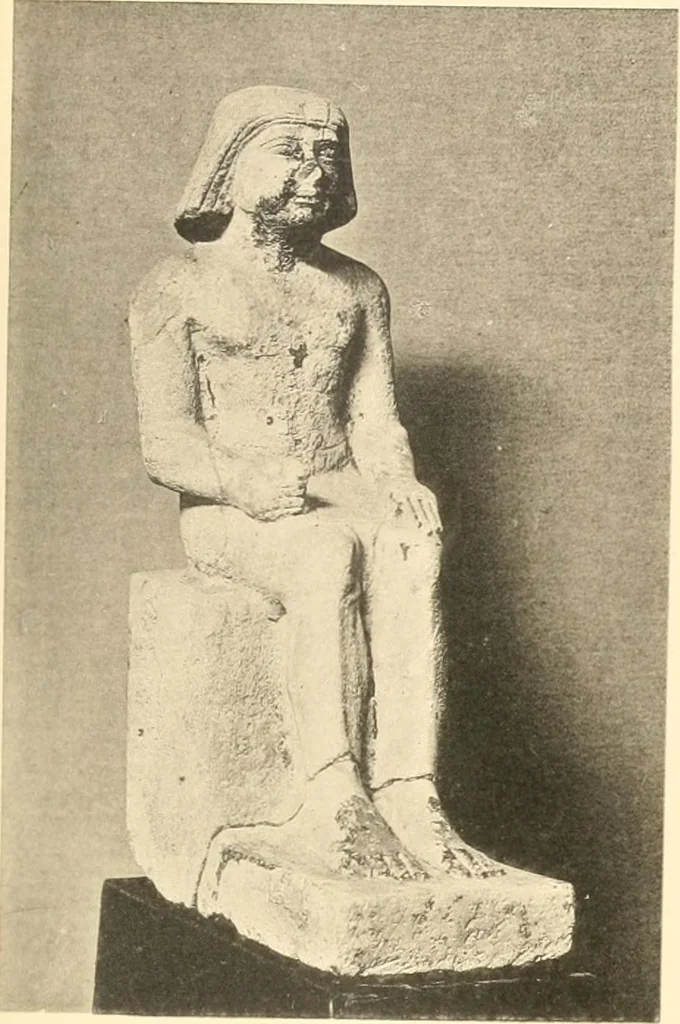 An illustration from Statuen und Statuetten von Königen und Privatleuten im Museum von Kairo, Nr. 1-1294, 1911, leaf 270