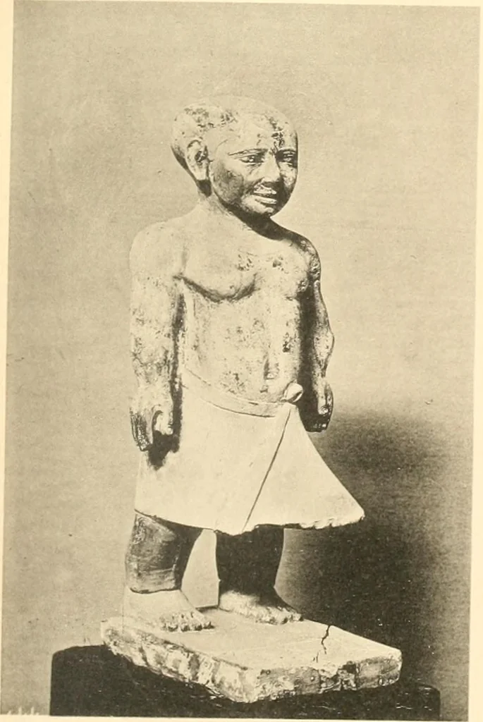 An illustration from Statuen und Statuetten von Königen und Privatleuten im Museum von Kairo, Nr. 1-1294, 1911, leaf 270