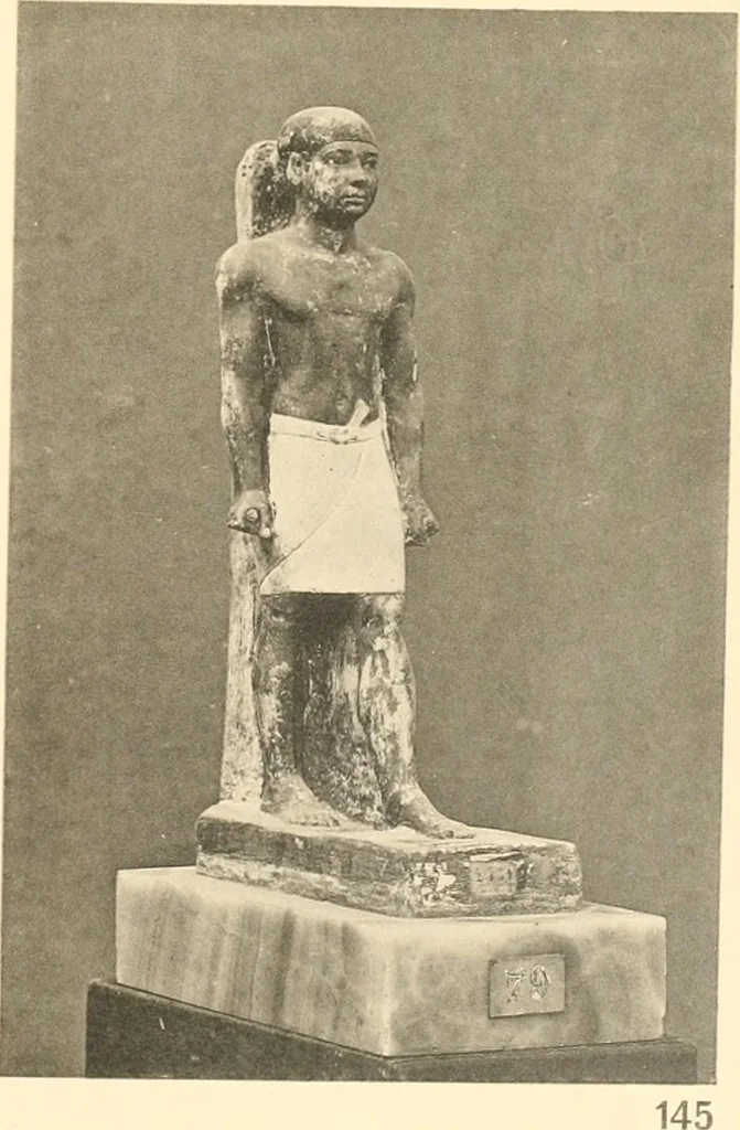 An illustration from Statuen und Statuetten von Königen und Privatleuten im Museum von Kairo, Nr. 1-1294, 1911, leaf 270