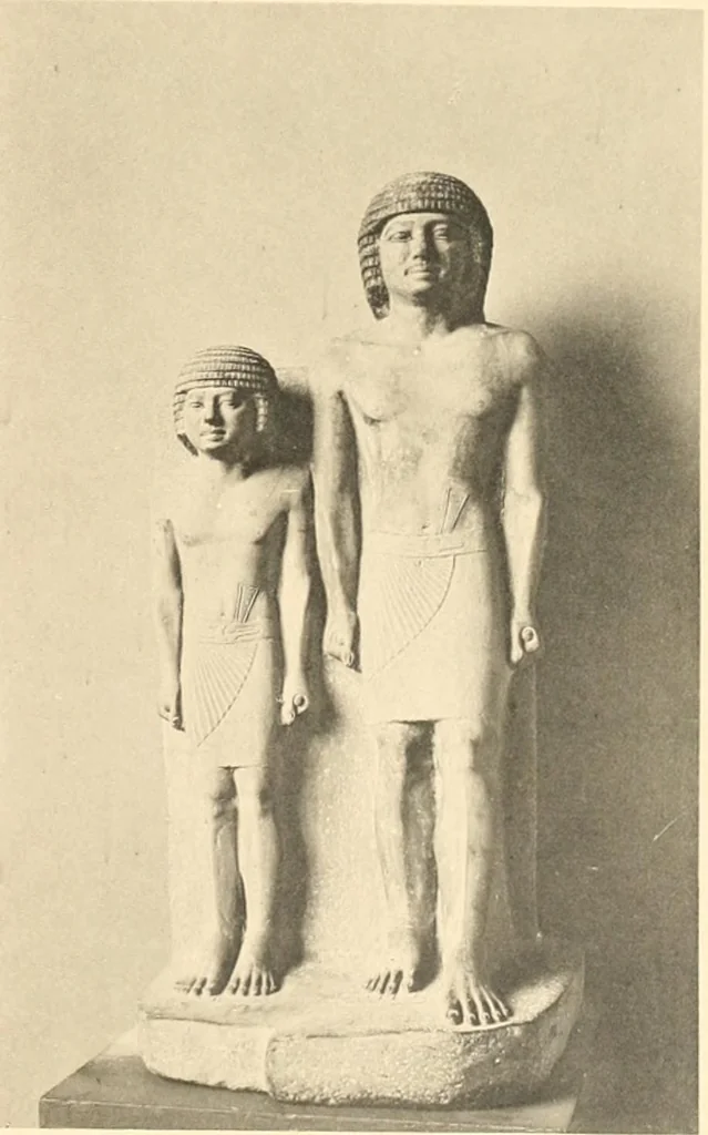 An illustration from Statuen und Statuetten von Königen und Privatleuten im Museum von Kairo, Nr. 1-1294, 1911, leaf 272
