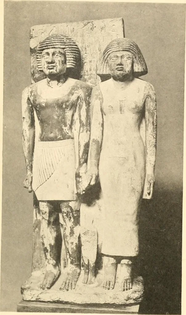 An illustration from Statuen und Statuetten von Königen und Privatleuten im Museum von Kairo, Nr. 1-1294, 1911, leaf 274