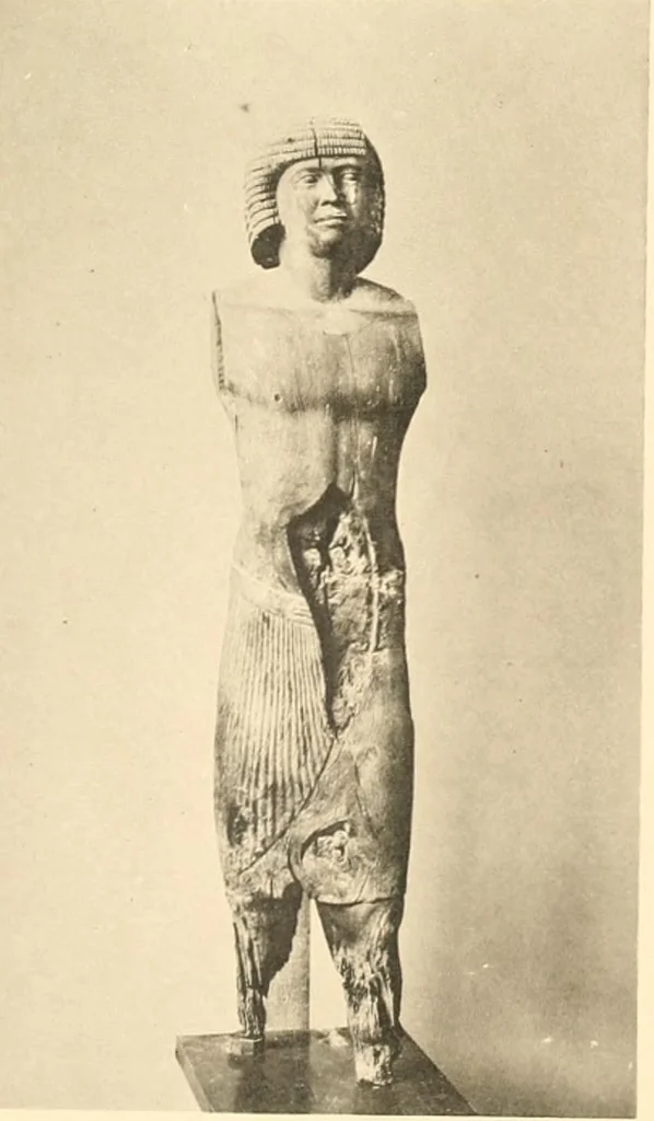 An illustration from Statuen und Statuetten von Königen und Privatleuten im Museum von Kairo, Nr. 1-1294, 1911, leaf 274