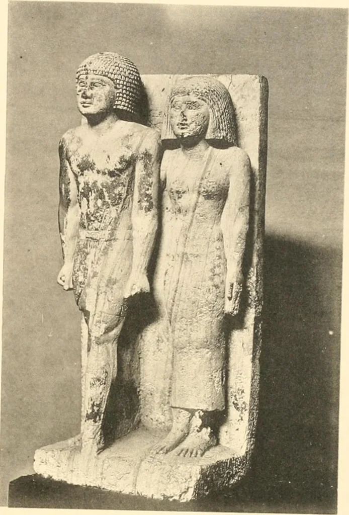 An illustration from Statuen und Statuetten von Königen und Privatleuten im Museum von Kairo, Nr. 1-1294, 1911, leaf 276