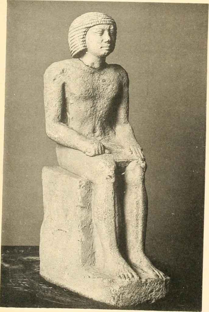 An illustration from Statuen und Statuetten von Königen und Privatleuten im Museum von Kairo, Nr. 1-1294, 1911, leaf 276