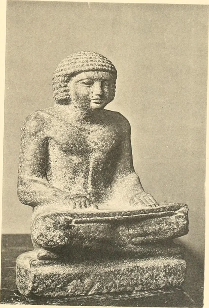 An illustration from Statuen und Statuetten von Königen und Privatleuten im Museum von Kairo, Nr. 1-1294, 1911, leaf 276