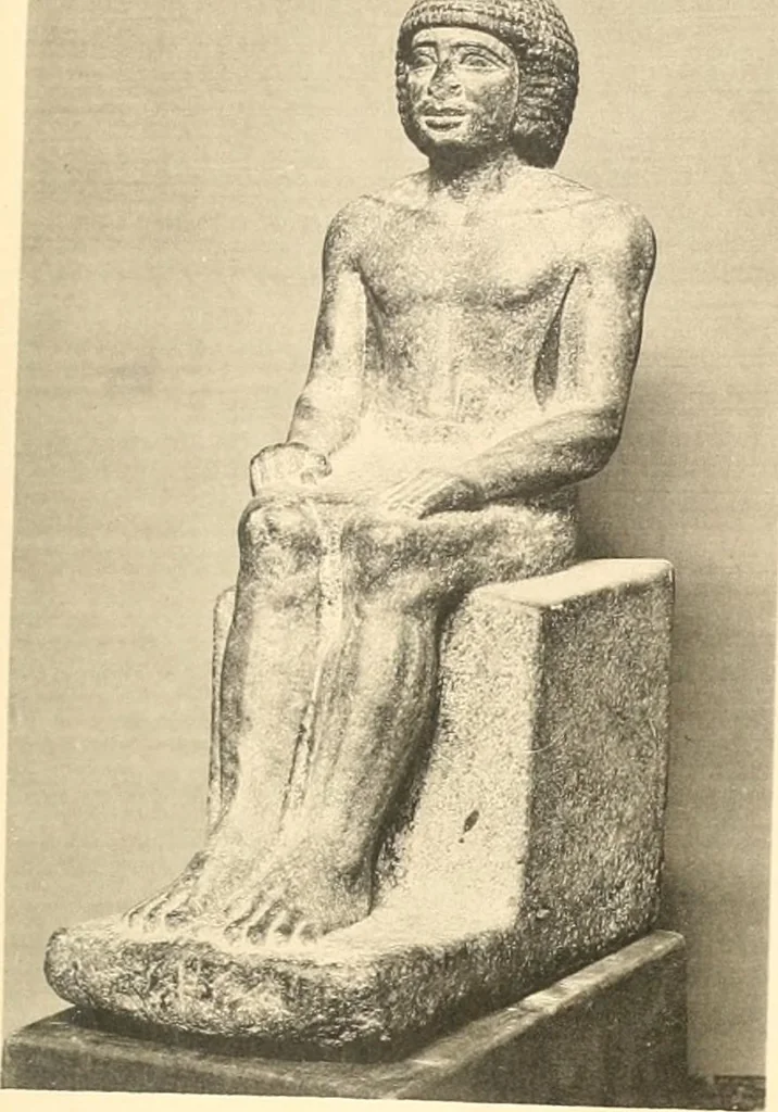 An illustration from Statuen und Statuetten von Königen und Privatleuten im Museum von Kairo, Nr. 1-1294, 1911, leaf 278