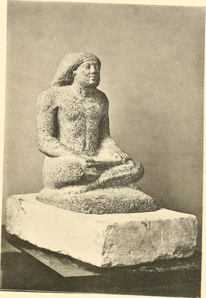 An illustration from Statuen und Statuetten von Königen und Privatleuten im Museum von Kairo, Nr. 1-1294, 1911, leaf 278