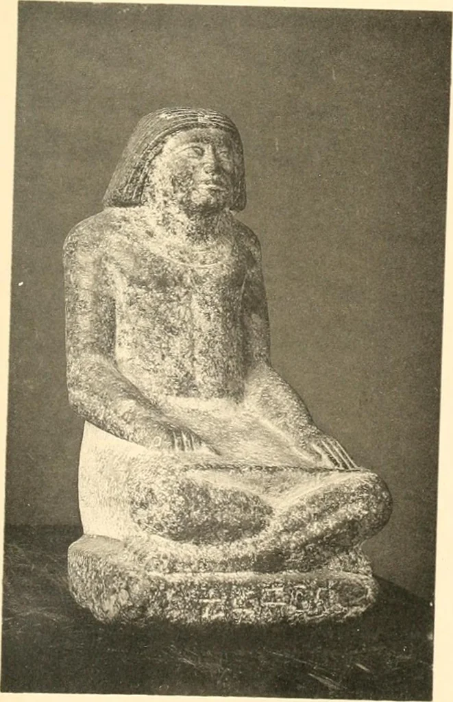 An illustration from Statuen und Statuetten von Königen und Privatleuten im Museum von Kairo, Nr. 1-1294, 1911, leaf 278