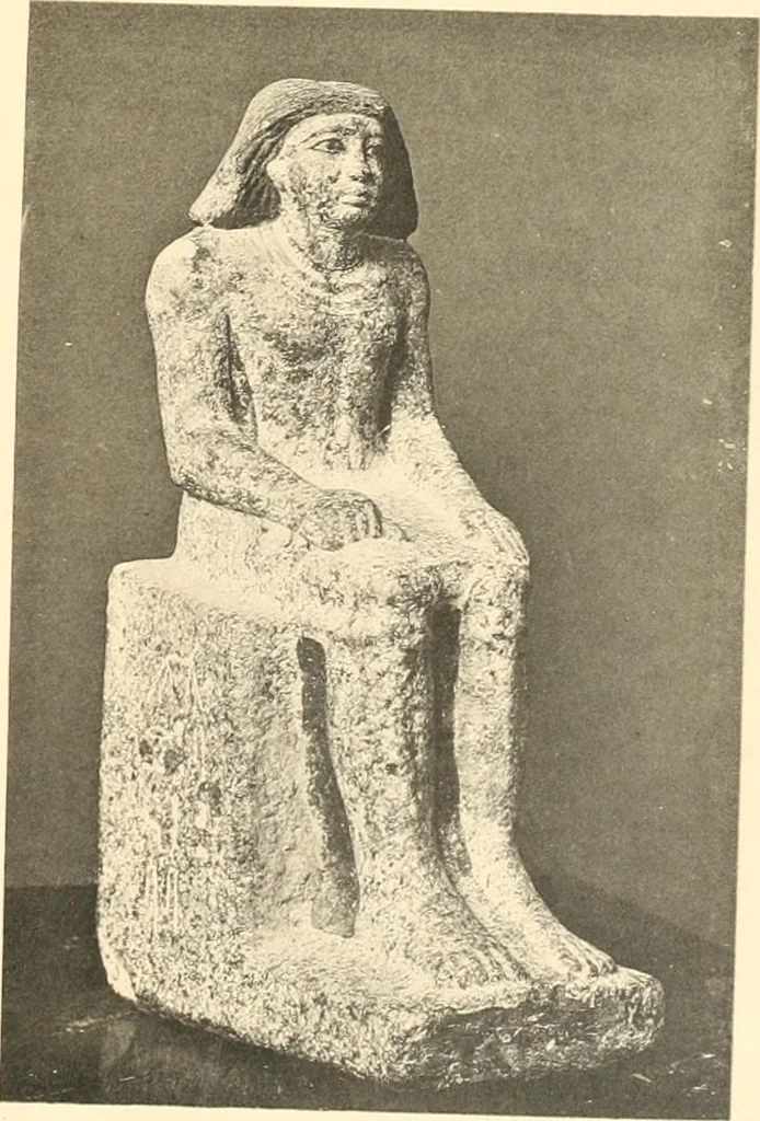 An illustration from Statuen und Statuetten von Königen und Privatleuten im Museum von Kairo, Nr. 1-1294, 1911, leaf 278