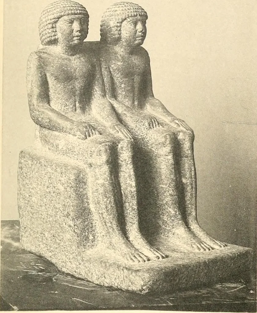 An illustration from Statuen und Statuetten von Königen und Privatleuten im Museum von Kairo, Nr. 1-1294, 1911, leaf 280