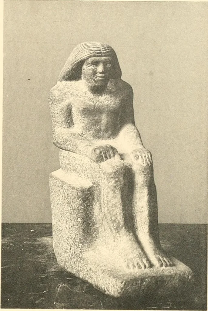 An illustration from Statuen und Statuetten von Königen und Privatleuten im Museum von Kairo, Nr. 1-1294, 1911, leaf 280