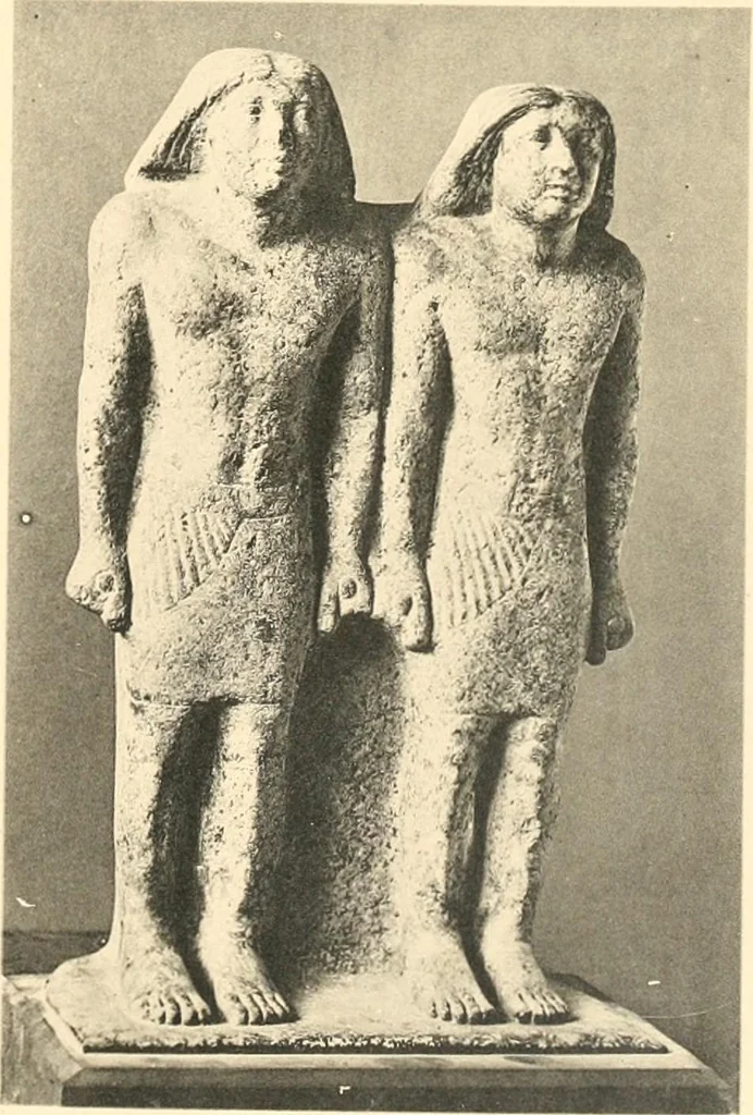 An illustration from Statuen und Statuetten von Königen und Privatleuten im Museum von Kairo, Nr. 1-1294, 1911, leaf 280