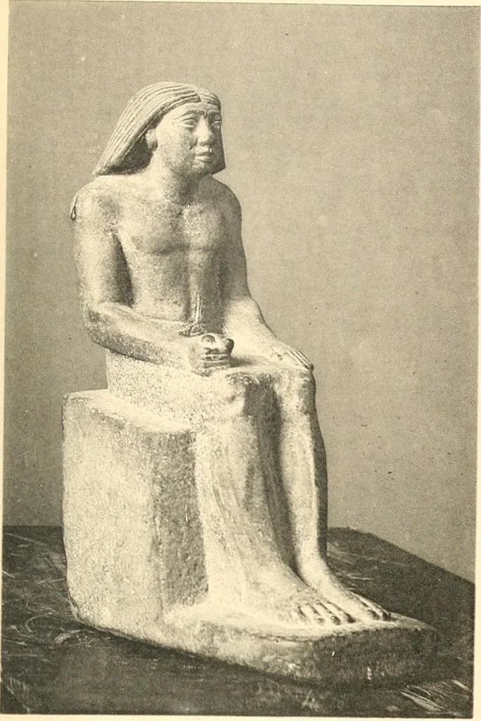 An illustration from Statuen und Statuetten von Königen und Privatleuten im Museum von Kairo, Nr. 1-1294, 1911, leaf 282