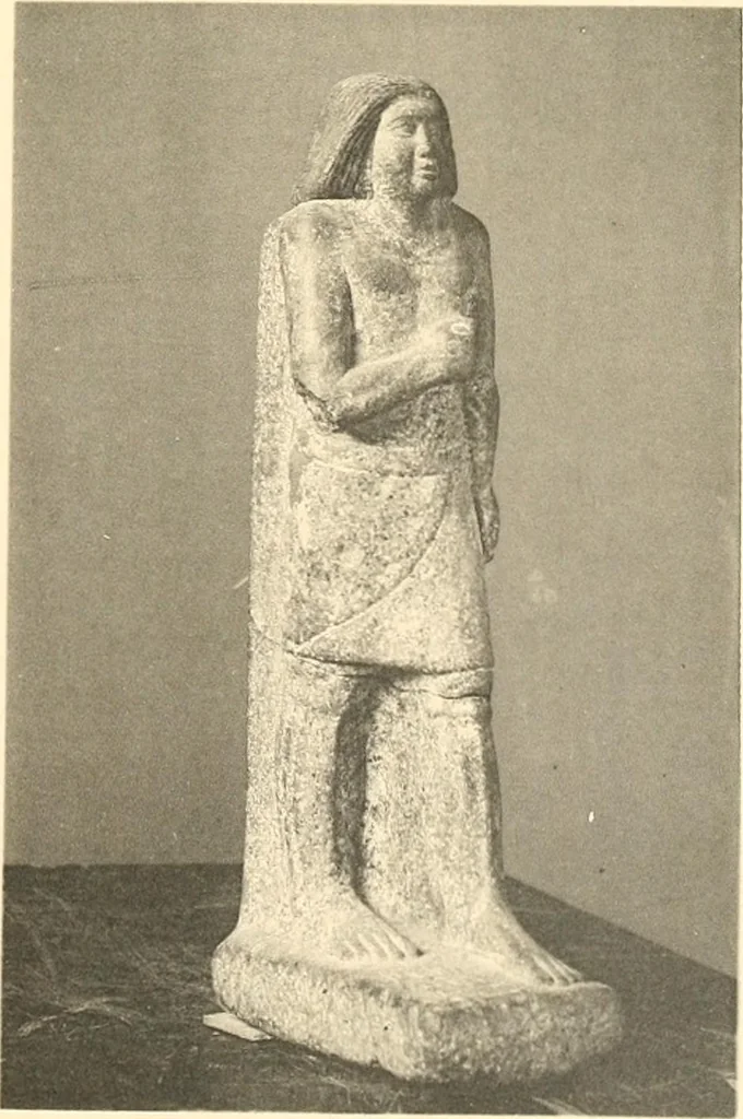 An illustration from Statuen und Statuetten von Königen und Privatleuten im Museum von Kairo, Nr. 1-1294, 1911, leaf 282