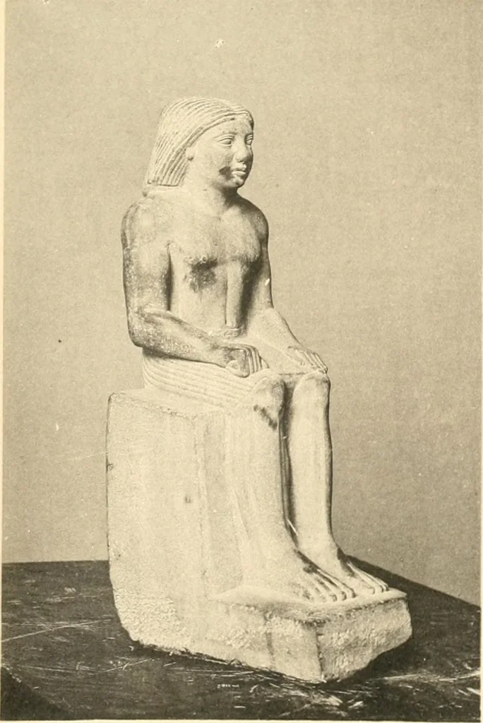 An illustration from Statuen und Statuetten von Königen und Privatleuten im Museum von Kairo, Nr. 1-1294, 1911, leaf 284