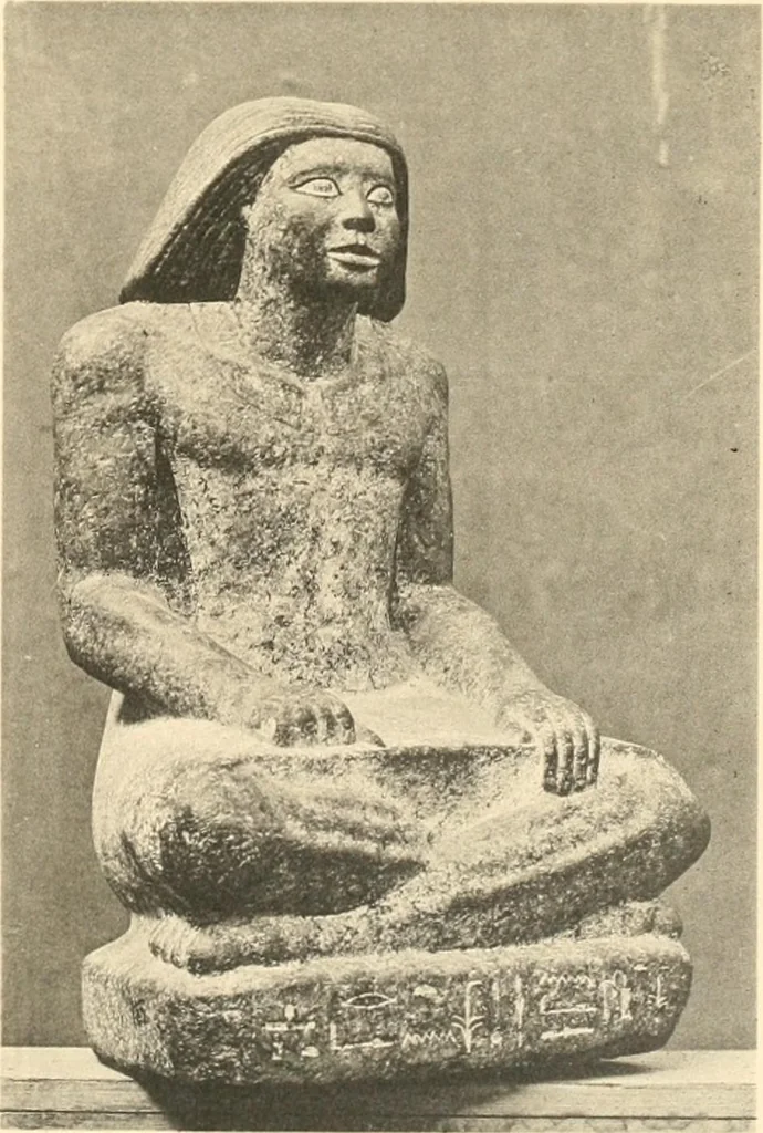 An illustration from Statuen und Statuetten von Königen und Privatleuten im Museum von Kairo, Nr. 1-1294, 1911, leaf 284