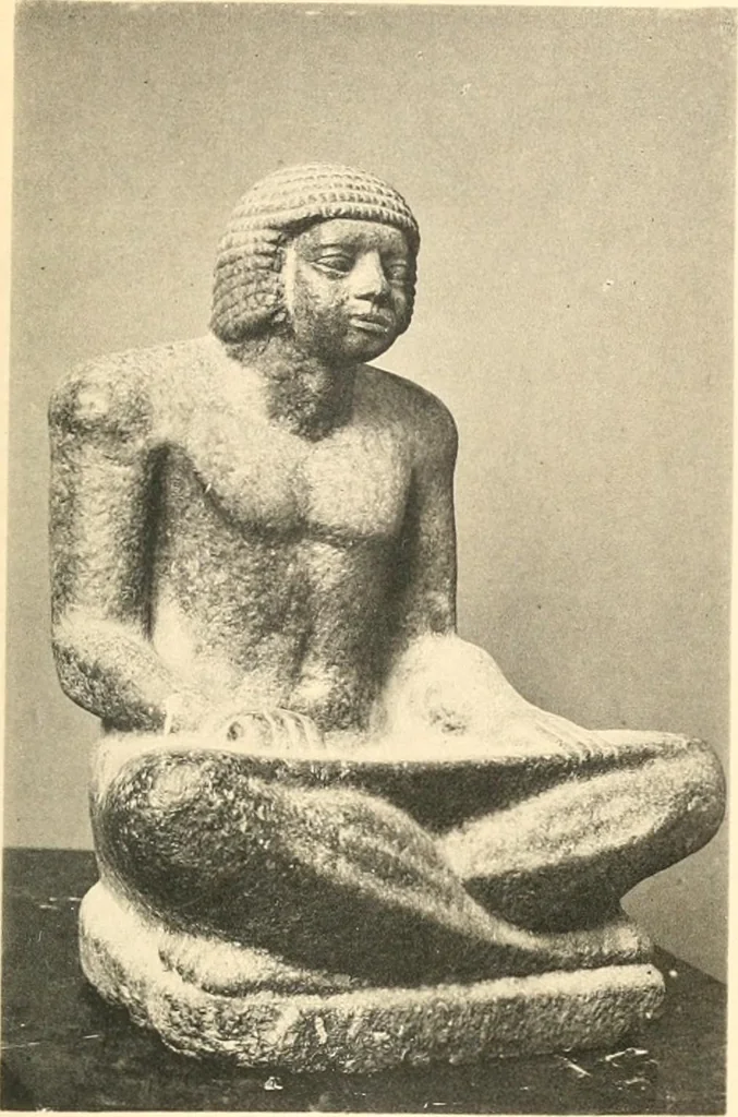 An illustration from Statuen und Statuetten von Königen und Privatleuten im Museum von Kairo, Nr. 1-1294, 1911, leaf 286