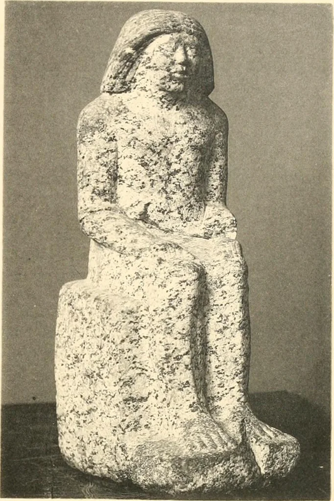An illustration from Statuen und Statuetten von Königen und Privatleuten im Museum von Kairo, Nr. 1-1294, 1911, leaf 286