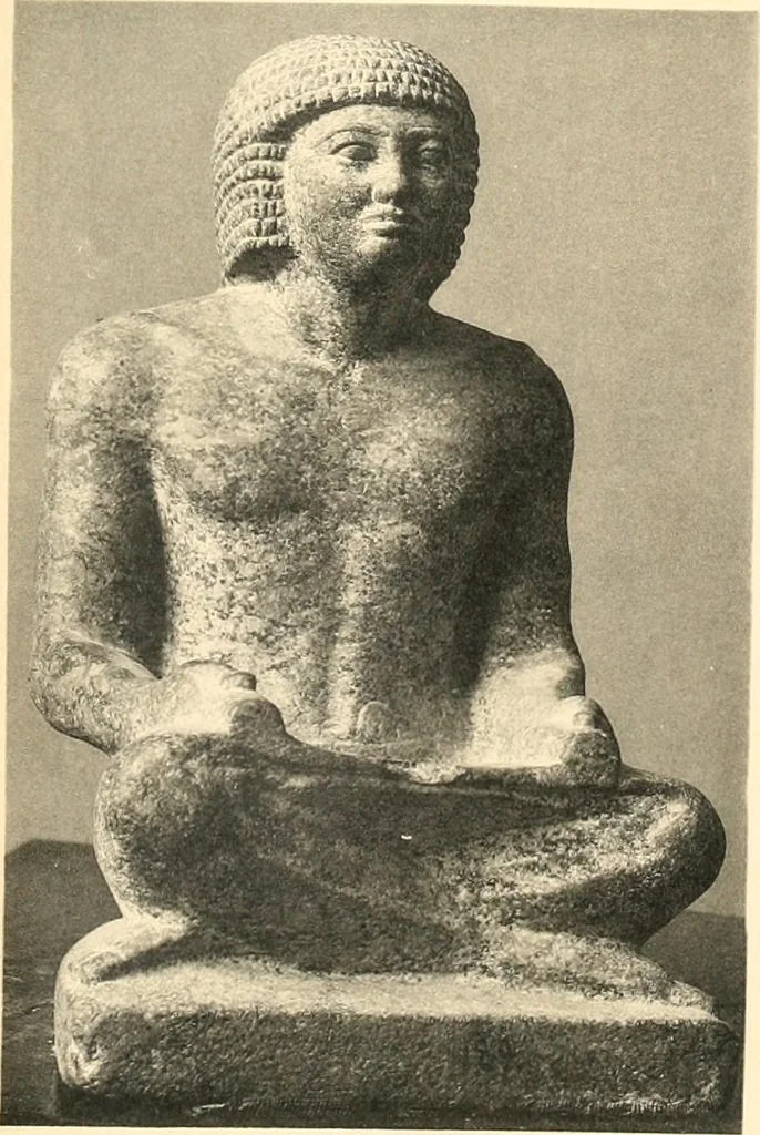 An illustration from Statuen und Statuetten von Königen und Privatleuten im Museum von Kairo, Nr. 1-1294, 1911, leaf 286