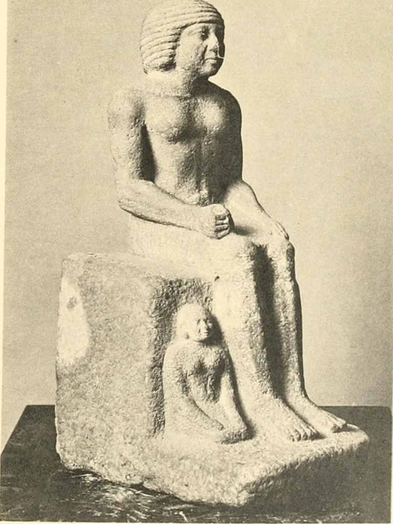 An illustration from Statuen und Statuetten von Königen und Privatleuten im Museum von Kairo, Nr. 1-1294, 1911, leaf 286
