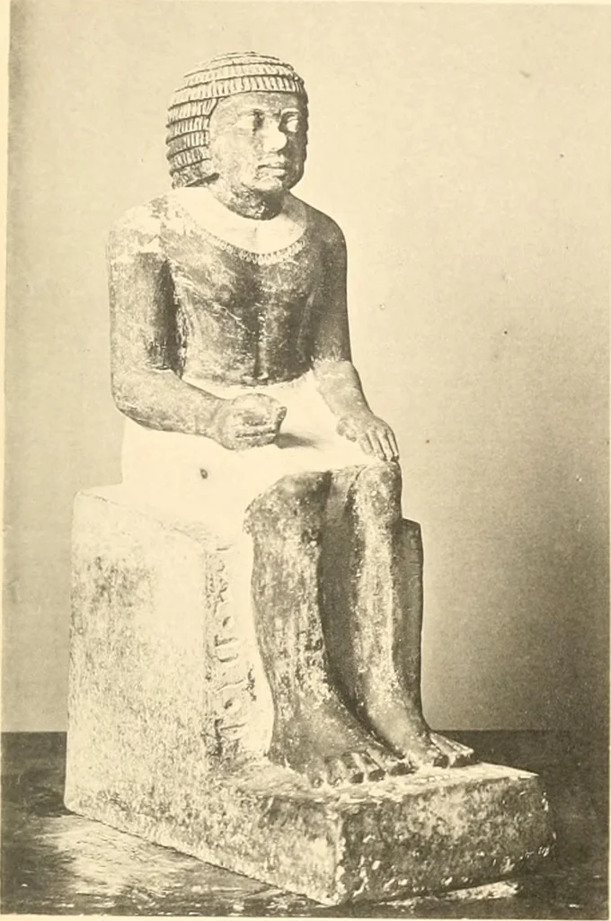 An illustration from Statuen und Statuetten von Königen und Privatleuten im Museum von Kairo, Nr. 1-1294, 1911, leaf 288