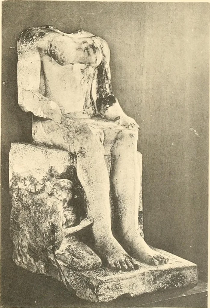 An illustration from Statuen und Statuetten von Königen und Privatleuten im Museum von Kairo, Nr. 1-1294, 1911, leaf 288