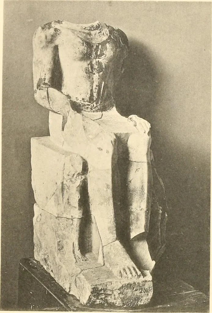 An illustration from Statuen und Statuetten von Königen und Privatleuten im Museum von Kairo, Nr. 1-1294, 1911, leaf 290