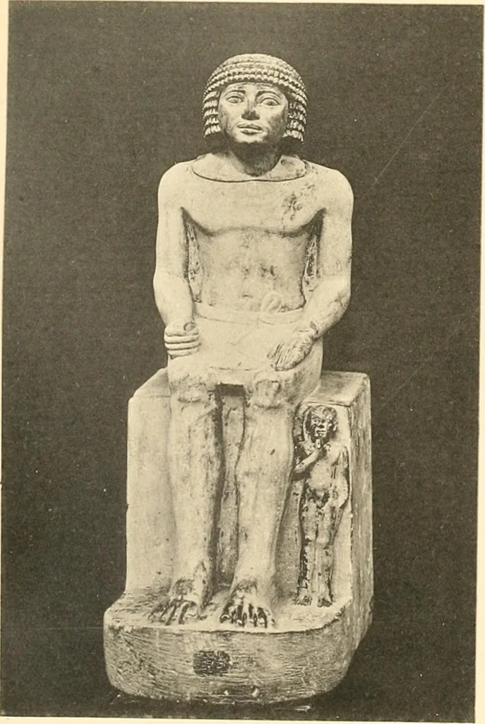 An illustration from Statuen und Statuetten von Königen und Privatleuten im Museum von Kairo, Nr. 1-1294, 1911, leaf 290