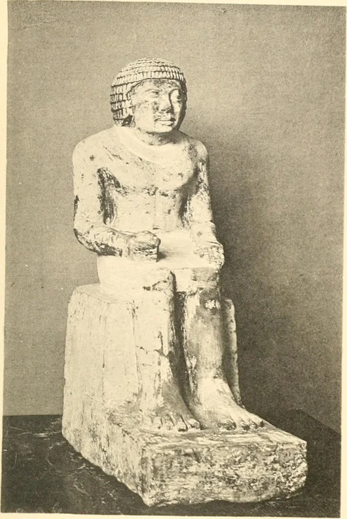 An illustration from Statuen und Statuetten von Königen und Privatleuten im Museum von Kairo, Nr. 1-1294, 1911, leaf 292