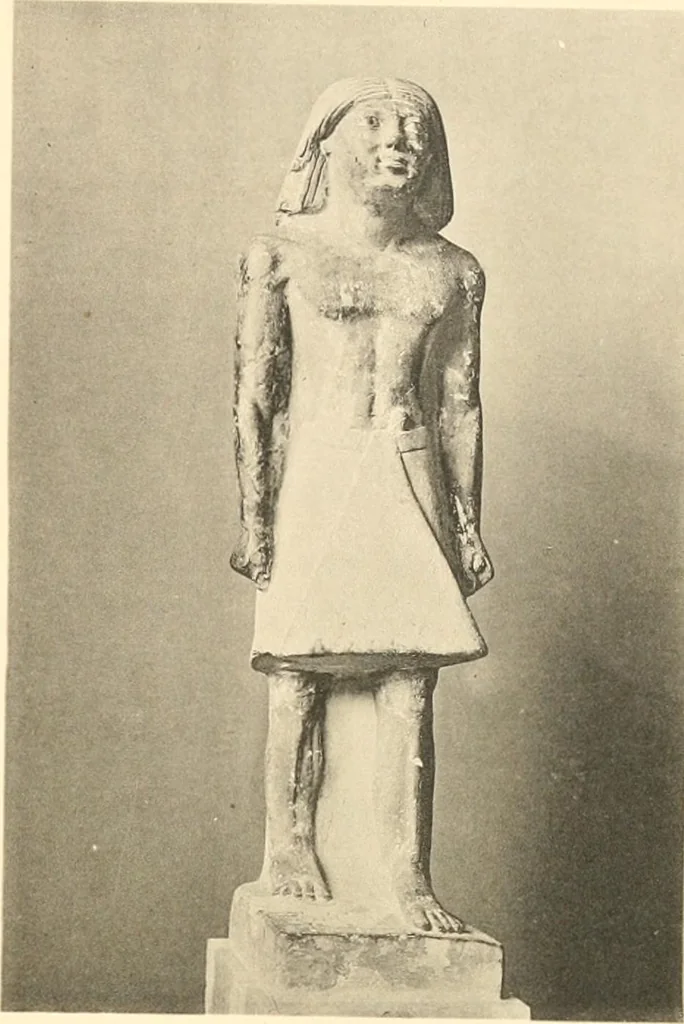 An illustration from Statuen und Statuetten von Königen und Privatleuten im Museum von Kairo, Nr. 1-1294, 1911, leaf 292