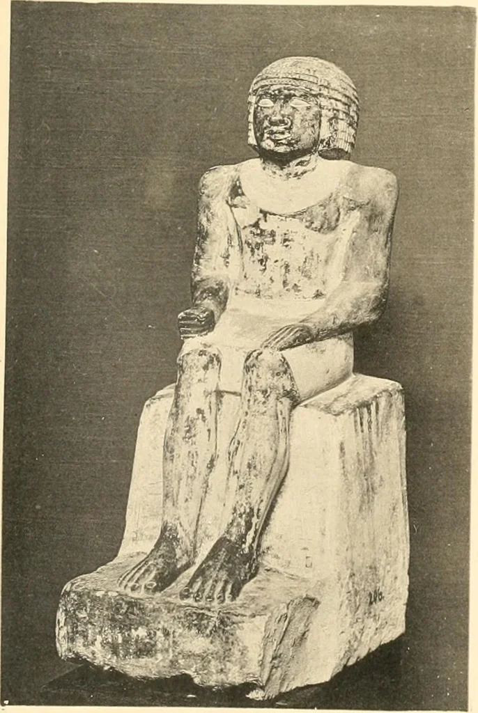 An illustration from Statuen und Statuetten von Königen und Privatleuten im Museum von Kairo, Nr. 1-1294, 1911, leaf 292