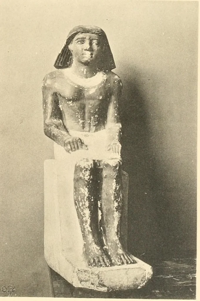 An illustration from Statuen und Statuetten von Königen und Privatleuten im Museum von Kairo, Nr. 1-1294, 1911, leaf 292