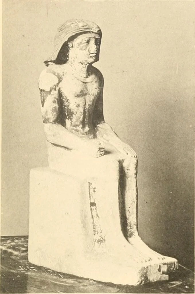 An illustration from Statuen und Statuetten von Königen und Privatleuten im Museum von Kairo, Nr. 1-1294, 1911, leaf 296