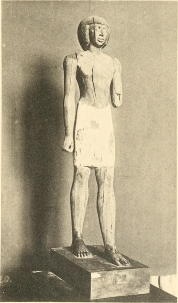 An illustration from Statuen und Statuetten von Königen und Privatleuten im Museum von Kairo, Nr. 1-1294, 1911, leaf 296