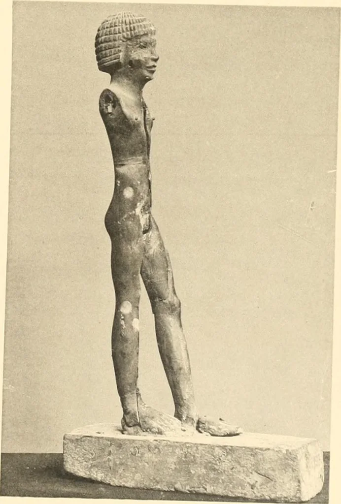 An illustration from Statuen und Statuetten von Königen und Privatleuten im Museum von Kairo, Nr. 1-1294, 1911, leaf 302
