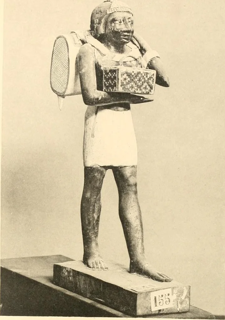 An illustration from Statuen und Statuetten von Königen und Privatleuten im Museum von Kairo, Nr. 1-1294, 1911, leaf 308