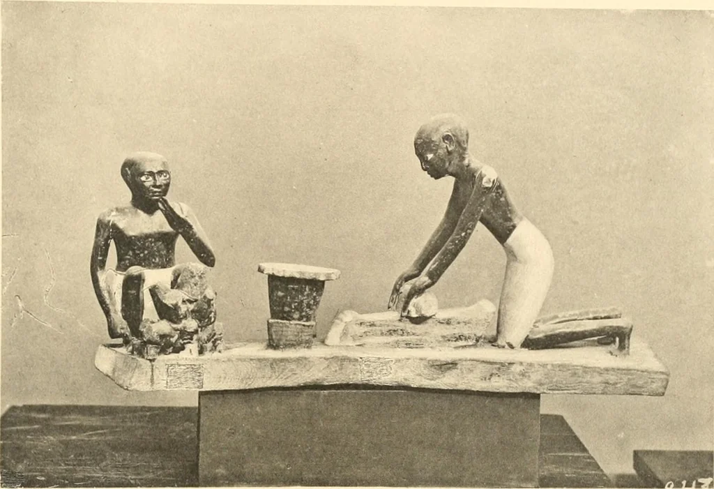 An illustration from Statuen und Statuetten von Königen und Privatleuten im Museum von Kairo, Nr. 1-1294, 1911, leaf 310