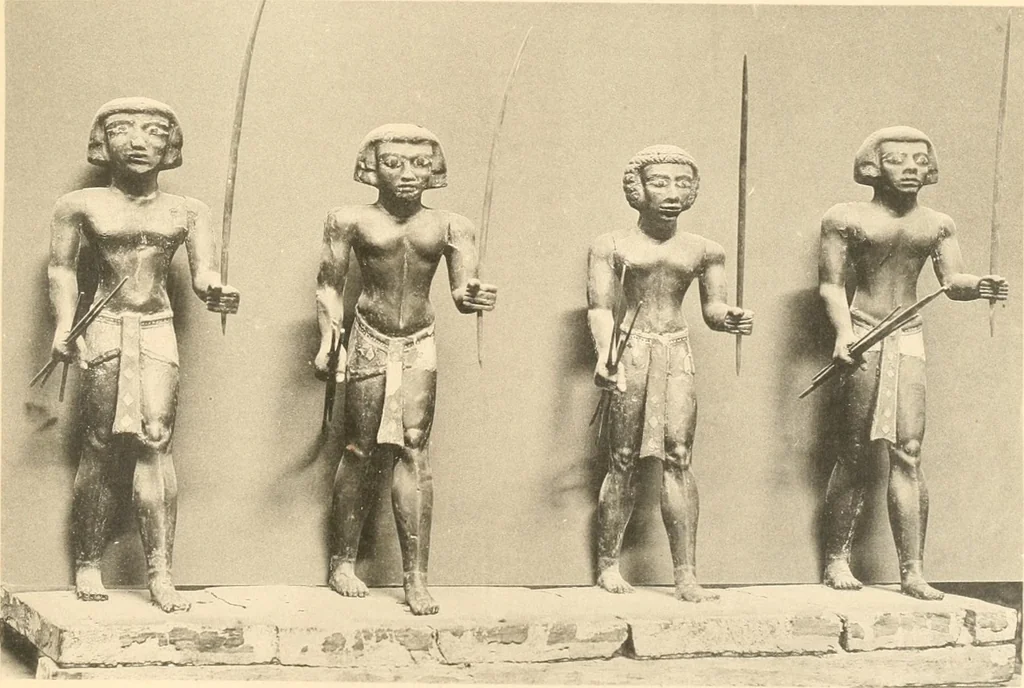 An illustration from Statuen und Statuetten von Königen und Privatleuten im Museum von Kairo, Nr. 1-1294, 1911, leaf 316