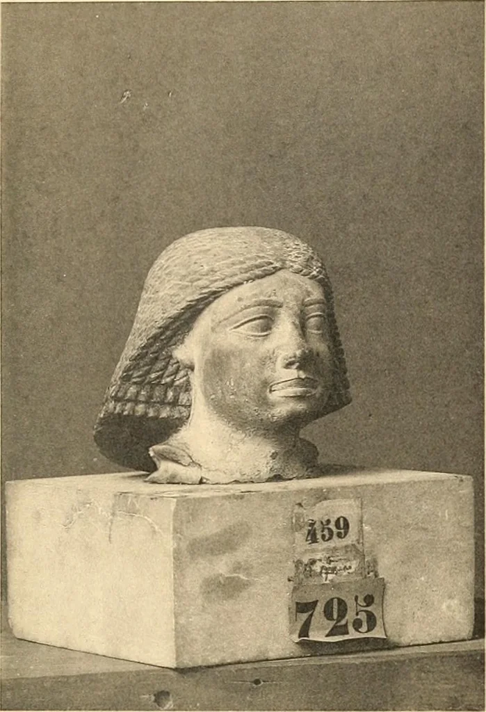 An illustration from Statuen und Statuetten von Königen und Privatleuten im Museum von Kairo, Nr. 1-1294, 1911, leaf 320