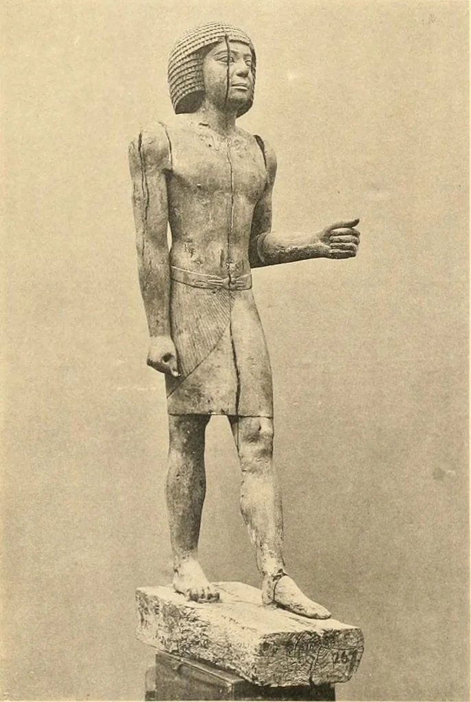 An illustration from Statuen und Statuetten von Königen und Privatleuten im Museum von Kairo, Nr. 1-1294, 1911, leaf 320